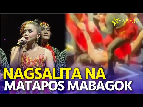 Sexbomb Aira Bermudez, nagsalita na tungkol sa kanyang pagkabagok sa rAWnd 4 ng kanilang concert