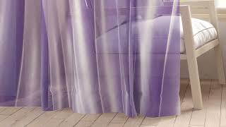 Тюль «Рантвиранс (фиолетовый)» — видео о товаре