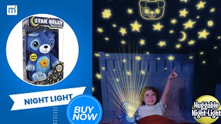 Cuddly Blue Puppy, Ontel Star Belly Dream Lites, Stuffed Animal Night Light