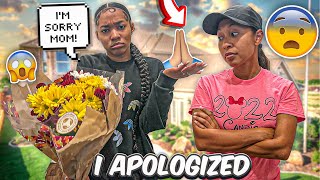I APOLOGIZED TO MY MOM... 🥹