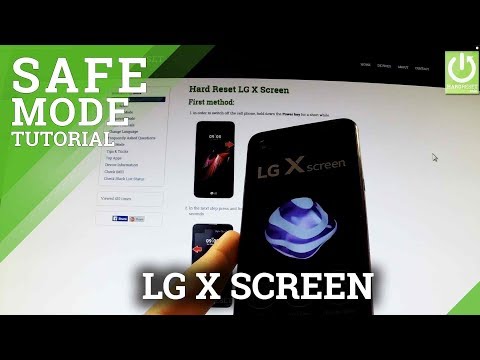 How to enter Safe Mode in LG X Screen- Enter and Exit Safe Mode in LG