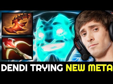 DENDI trying Storm Spirit New Meta with Daedalus & Overwhelming Blink 7.28 Dota 2