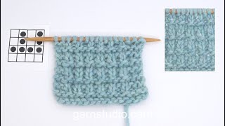 Simple textured pattern - just K and P sts.