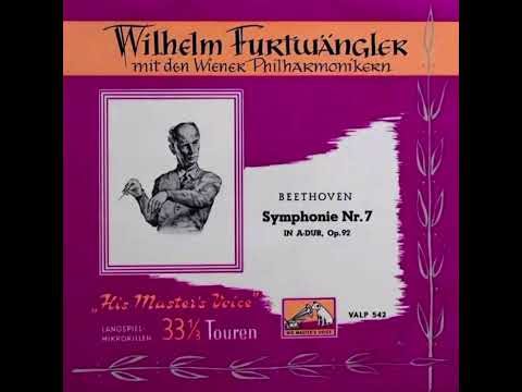 Sinfonia de Beethoven No.7 Furtwangler VPO 1950 Sinfonia de Beethoven No.7 Furtwangler Filarmônica de Viena