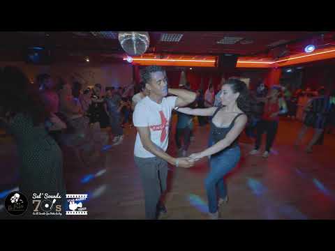 Francois Christophe & Aziza Saddem - social dancing @ Sal'Sounds 70's party