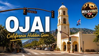 Ojai California Walking Tour 🇺🇸 | Charming Small Town, Art Market & Hidden Gems (4K) 