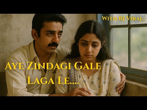 "Aye Zindagi Gale Laga Le–Sadma (1983) | Kamal Haasan, Sridevi | Ilaiyaraaja, Gulzar, Suresh Wadkar"