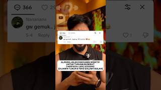 Download lagu STOP LARI/JOGGING KALAU GEMUK! ALASAN JALAN KAKI LEBIH BAIK UNTUK TURUN BERAT #shorts mp3