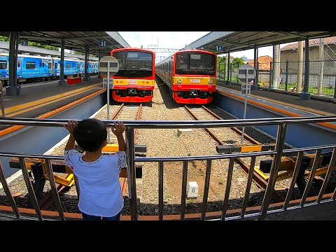 TRIP KRL Stasiun Taman Kota - Stasiun Tangerang Melewati 8 Stasiun & 6 Perlintasan KA