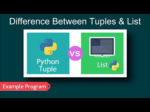 Difference Between Tuples And List In Python Example Program Hindi