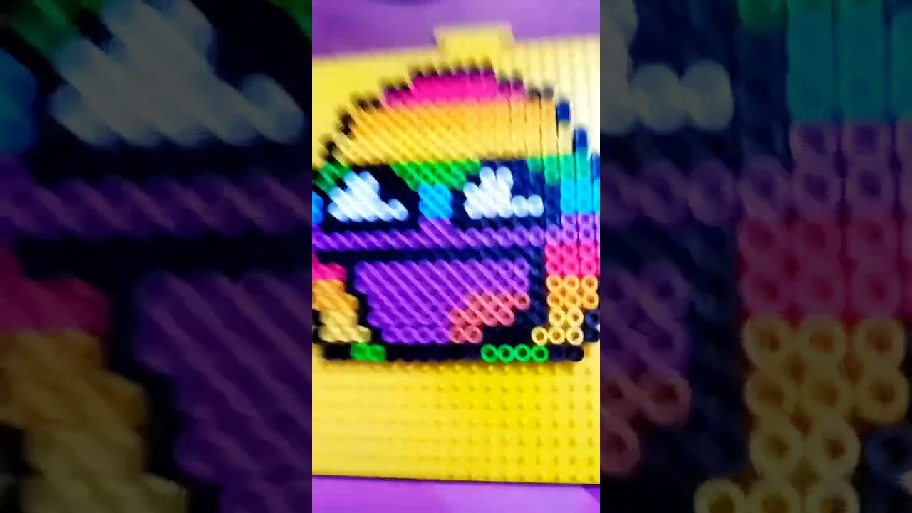 Make a Perler bead pattern with me!!!!X3333#kandi #perlerbeads #perlerbeadart #kandikid #shorts#art