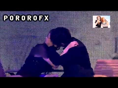 f(x) Victoria and Ryeowook Kiss MAMA 2012 Cut