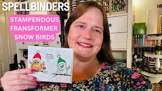 New Release | Spellbinders | Fransformer Snow Birds