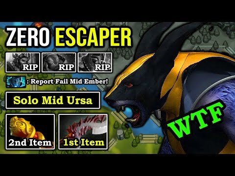 CRAZY STRAT MID 9K URSA Burst Down Enemy in 2s with First Item Abyssal 100% No Escape Allowed DotA 2