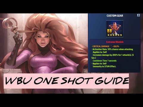 WBU ONE SHOT GUIDE USING MEDUSA || MARVEL FUTURE FIGHT || NAVIN LEE