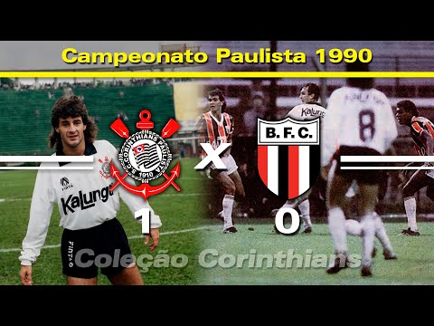 Corinthians 1 x 0 Botafogo-SP - 21 / 07 / 1990 - Campeonato Paulista ( Hexagonal Final )