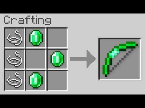 Minecraft, But With Custom Bows...