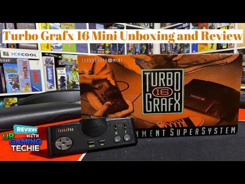 Turbo Grafx 16 Mini Unboxing Gameplay and Review - Never Tried This System Before!