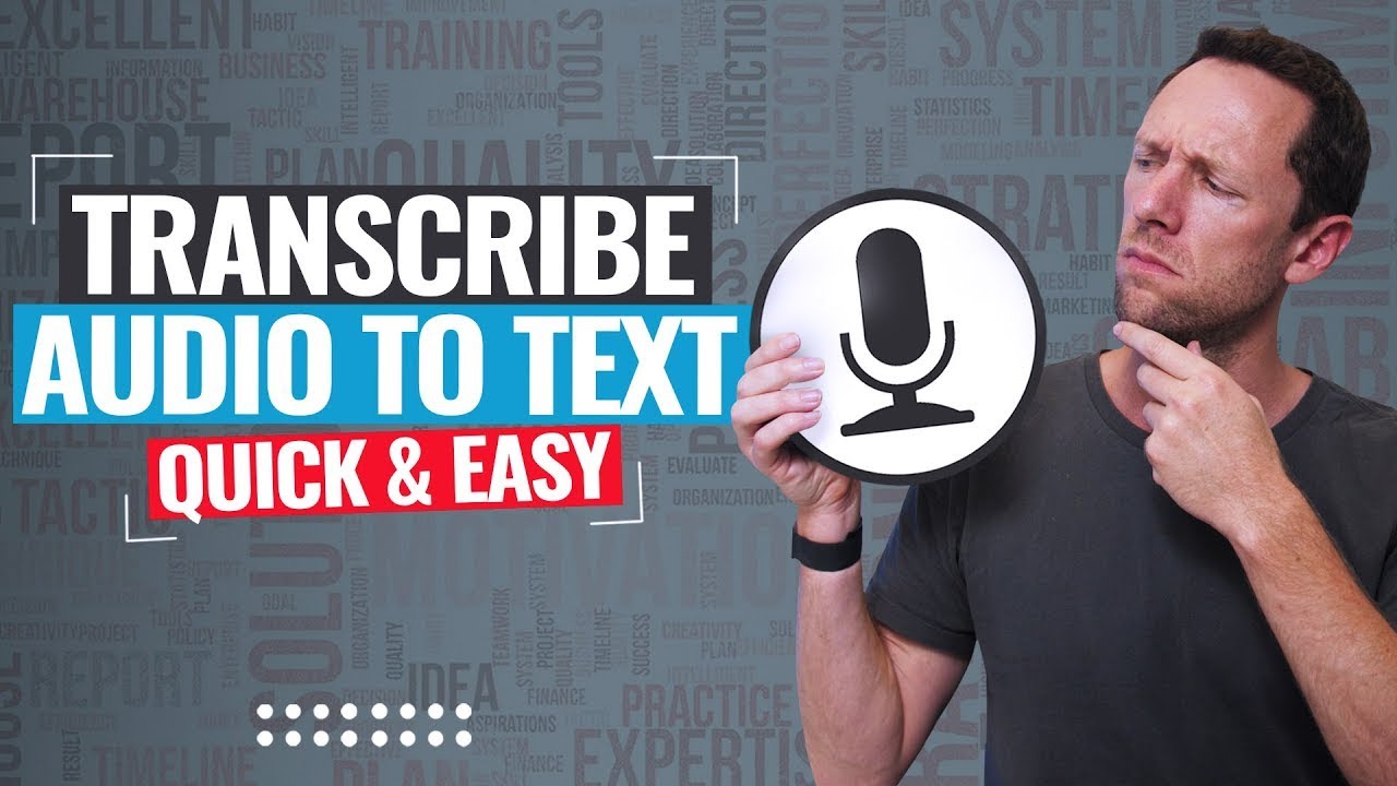 How To Transcribe Audio To Text (UPDATED Video Transcription Tutorial!)
