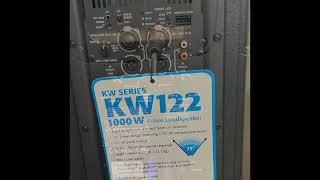 Review QSC KW122, A Classic Professional PA Speaker, A Huge Step UP Compared To A Portable PA!