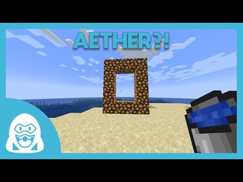 I Went to the Aether Dimension in Minecraft Vanilla...