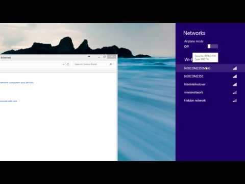 How to Connect to WiFi on Windows 8