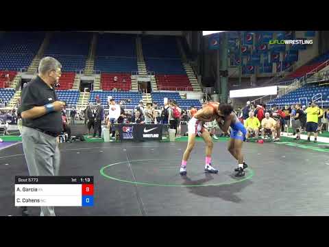 2018 USMC-USAW Cadet & Junior GR Nationals/Junior 160 Round Of 32 - Angel Garcia (PA) Vs. Christop