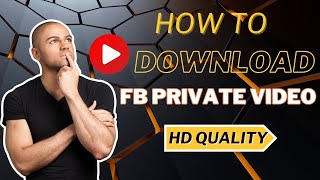 How to download facebook private video in 2024 | facebook private group video downloader 2024