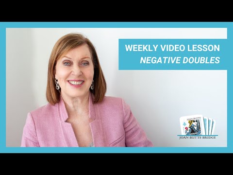 Joan Butts Bridge - Negative Doubles