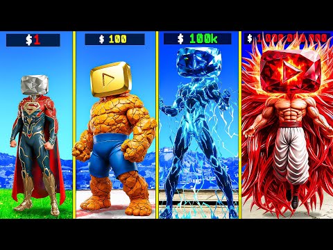 $1 PLAY BUTTON MAN to $1,000,000,000 in GTA 5