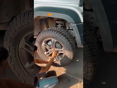 Yokohama Geolander X-AT fitted on Mahindra Thar