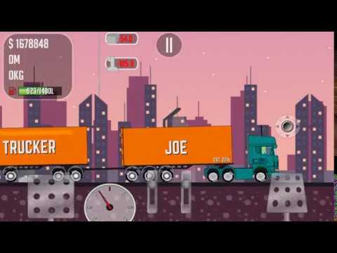 The game for android trucker Joe is transporting steel to the construction site of the launch pad