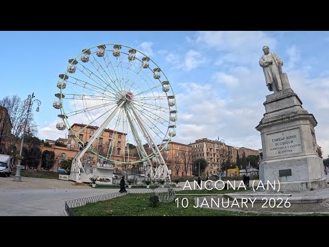 🇮🇹 Ancona (AN) Marche, Italy Walking Tour | Train Station, Port & Piazza Cavour | 4K