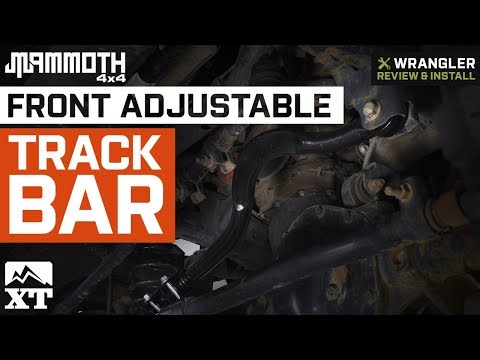 Jeep Wrangler JK Mammoth Front Adjustable Track Bar (2007-2018) Review & Install