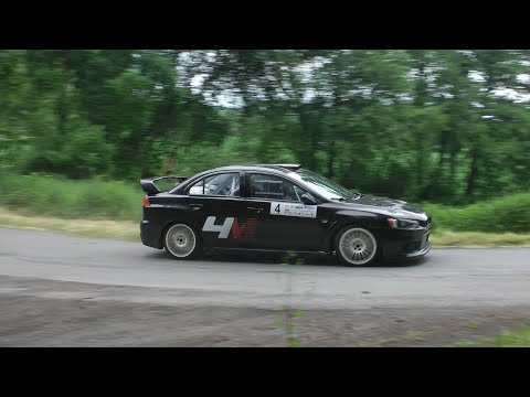 II Marten Rajd Strzeliński 2021 - Arek Tyc / Jarek Koczewski - Mitsubishi Lancer Evo X