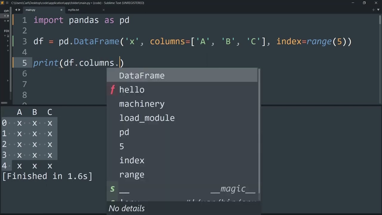 Get a list from Pandas DataFrame column headers