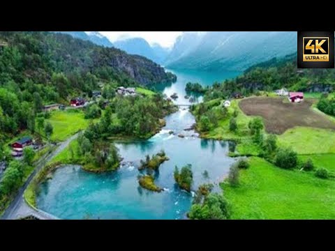 Norway travel 4k, Strynsvatn  ❤❤❤the natural beauty Stryn❤❤❤