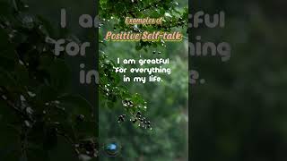 Positive Self-talk: Examples