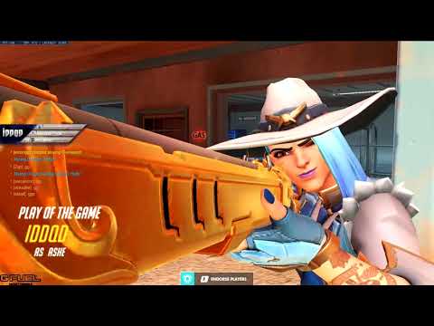 IDDQD DPS MAIN ASHE! POTG! [ OVERWATCH SEASON 24 TOP 500 ]