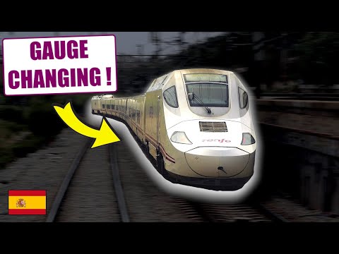 I tried RENFE's high speed train that changes GAUGES