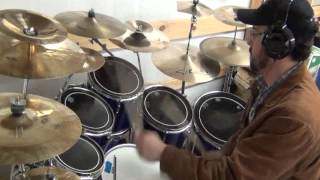 Through the Fire - Hawk Nelson drum cover - cymbal stack