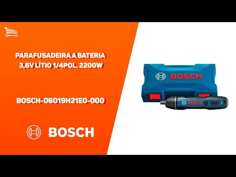 Parafusadeira a Bateria GO 3,6V Lítio 1/4Pol. 2200W  - Video