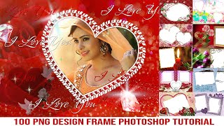 100+ Beautiful Wedding Love Frames in Png Part 3