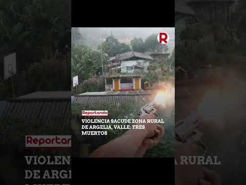 Tres personas murieron tras un ataque armado en zona rural de Argelia, Valle.