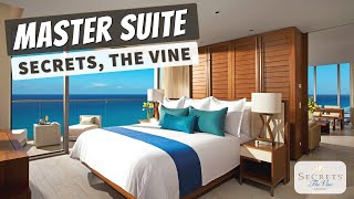 Master Suite Ocean Front | Secrets The Vine Cancun Resort | Full Walkthrough Room Tour | 4K