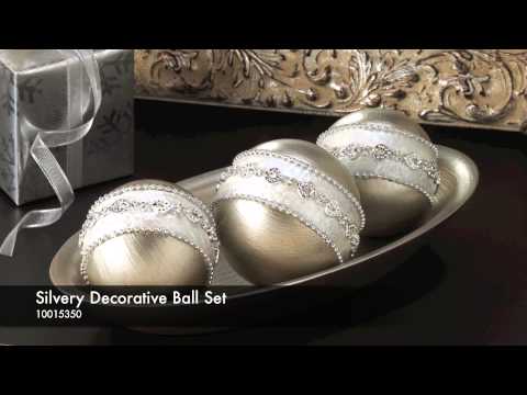 Silvery Decorative Ball Set - 10015350