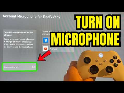 Xbox Series X/S: How to Turn Microphone On & Off For All Apps Tutorial! (2025)