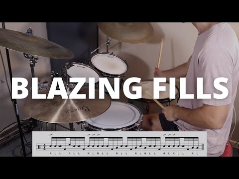 3 BLAZING Fast Drum Fills - Quick Drum Lesson