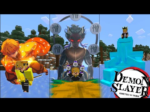New Demon Slayer Addon/Mod For Minecraft PE | Kimetsu No Sky (1.20)