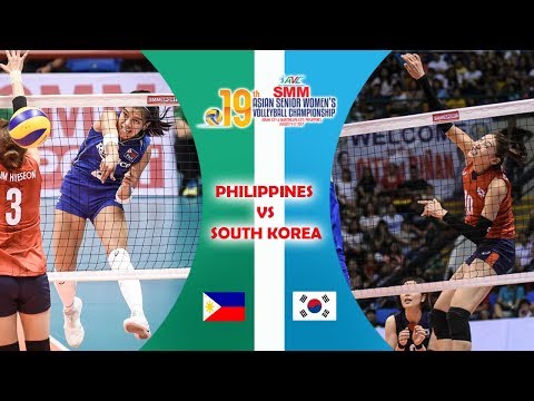 Philippines vs South Korea | Asian Women's Volleyball Championship 2017